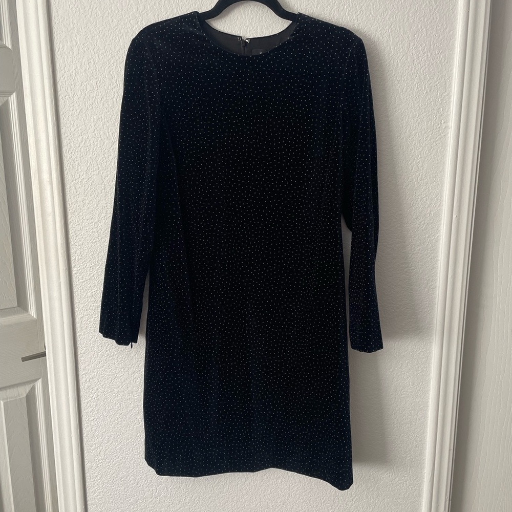 Theory Black Long Sleeve Dress